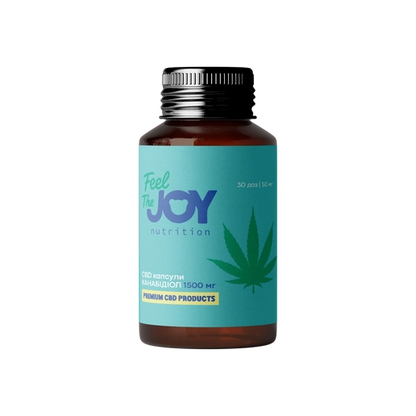 CBD capsules 1500 mg, 30 capsules of 50 mg 